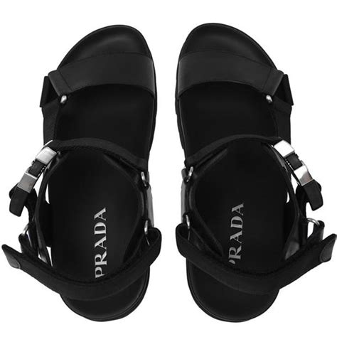 prada sport sandal strap|prada transparent sandals.